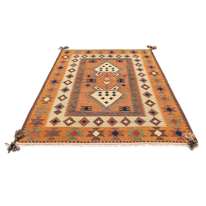Alfombra Kelim - Oriental - 200 x 144 cm - marrón