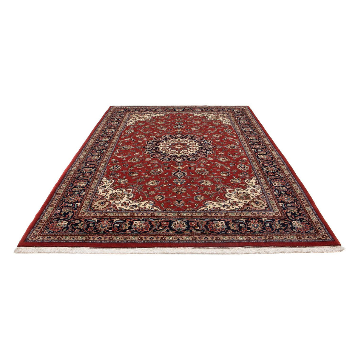 Alfombra persa - Keshan - 298 x 200 cm - rojo