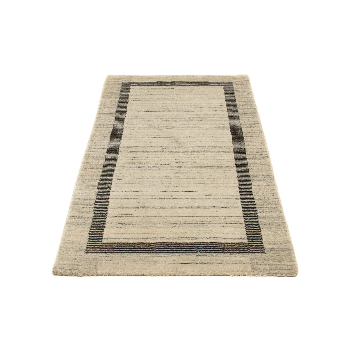 Alfombra Gabbeh - Loribaft Persa - 140 x 70 cm - gris