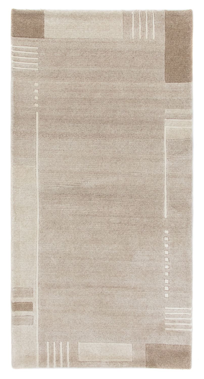 Alfombra de Nepal - 140 x 70 cm - beige