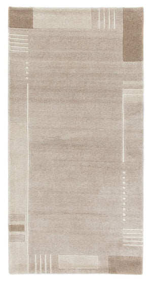 Alfombra de Nepal - 140 x 70 cm - beige