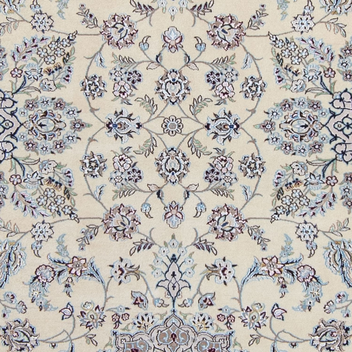 Alfombra de pasillo Alfombra persa - Nain - 446 x 100 cm - beige