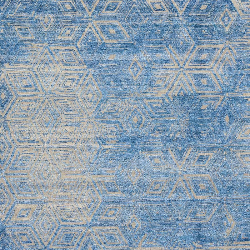 Alfombra de diseño - 307 x 248 cm - azul