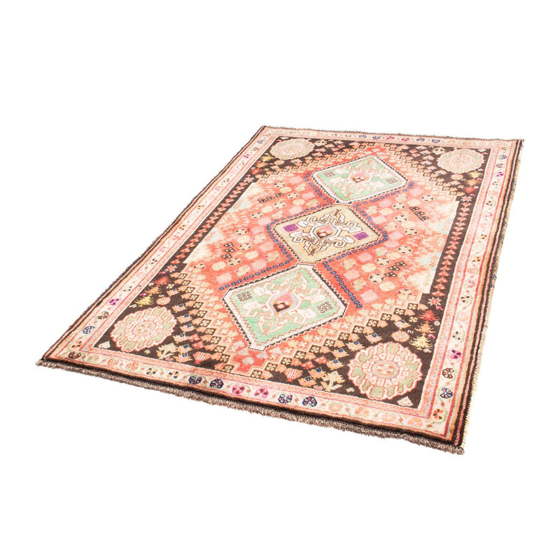 Alfombra persa - Nómada - 162 x 116 cm - rosa