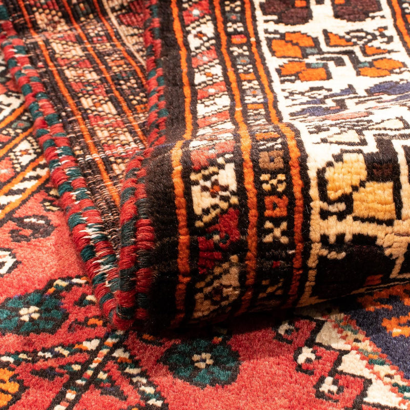 Alfombra de pasillo Alfombra persa - Nómada - 412 x 107 cm - rojo