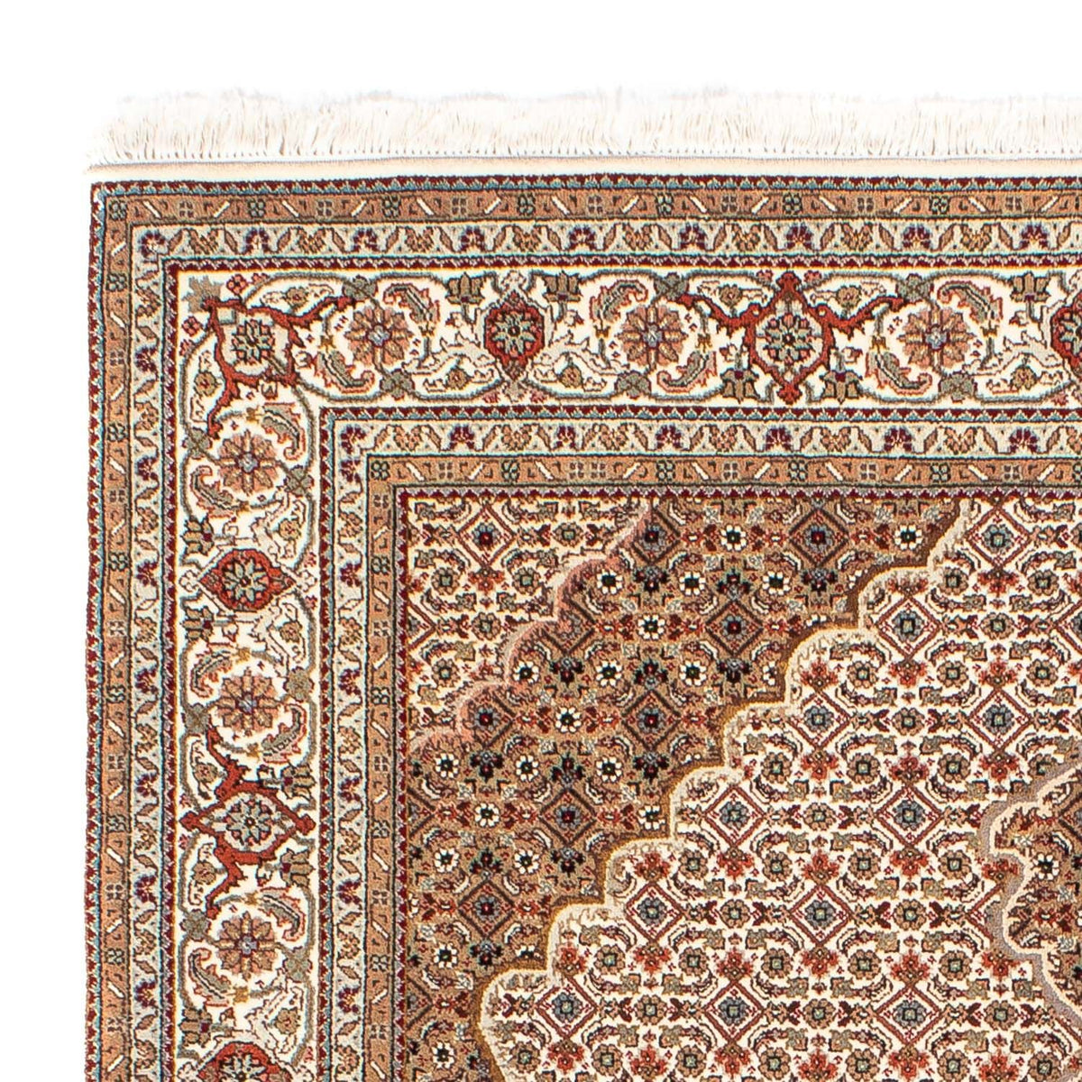 Alfombra persa - Tabriz - 241 x 173 cm - beige