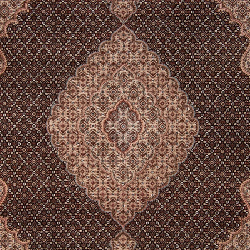 Alfombra persa - Tabriz - 346 x 253 cm - azul oscuro