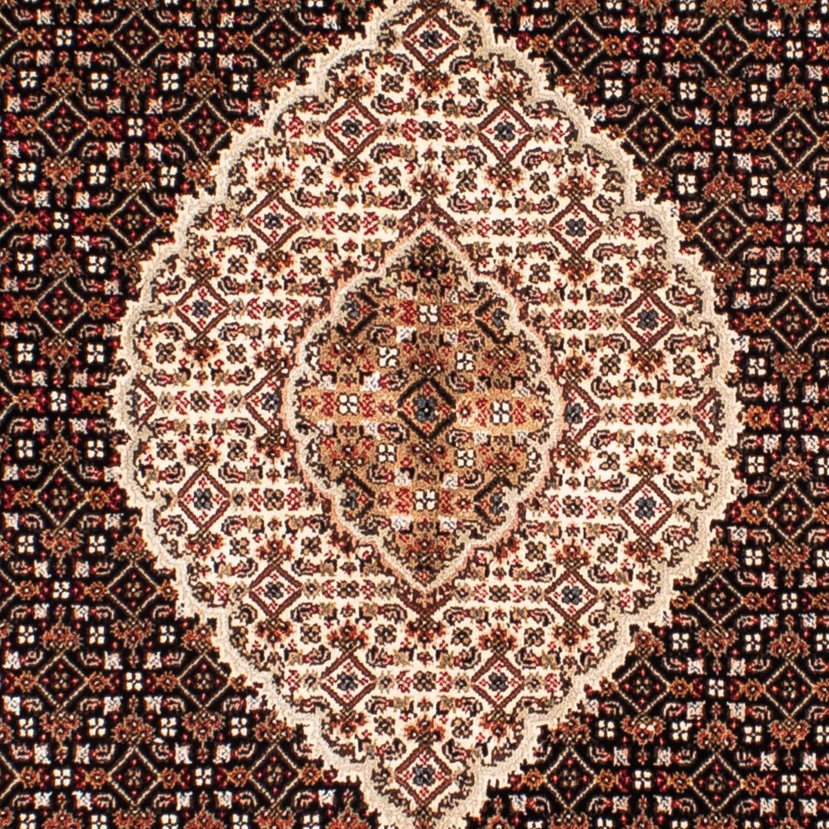 Alfombra persa - Tabriz - 239 x 166 cm - azul oscuro