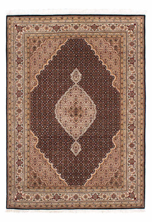 Alfombra persa - Tabriz - 242 x 172 cm - azul oscuro