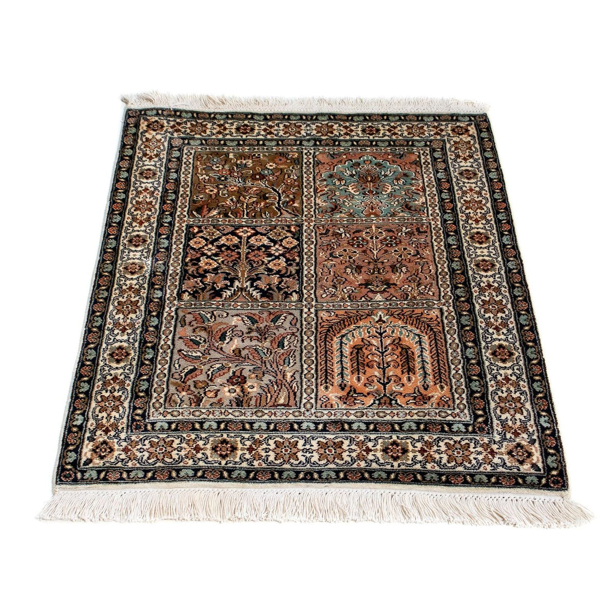 Alfombra persa - Clásica - 89 x 62 cm - multicolor