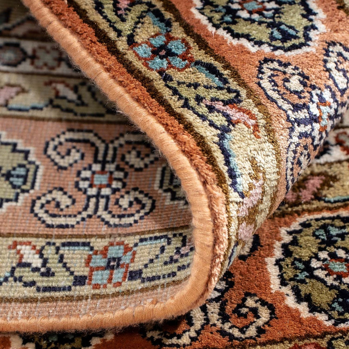 Alfombra persa - Clásica - 94 x 63 cm - multicolor