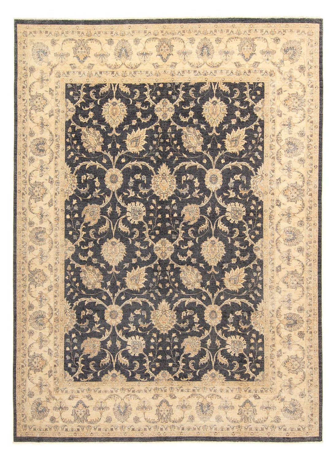 Alfombra Ziegler - Moderna - 380 x 303 cm - marrón oscuro