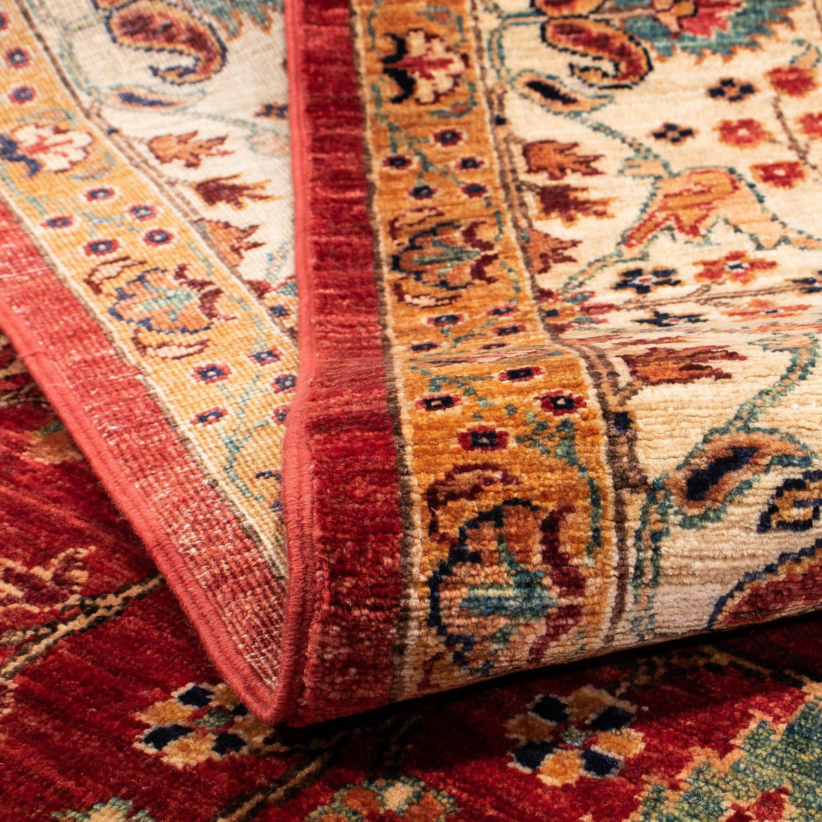 Alfombra Ziegler - 238 x 166 cm - rojo oscuro
