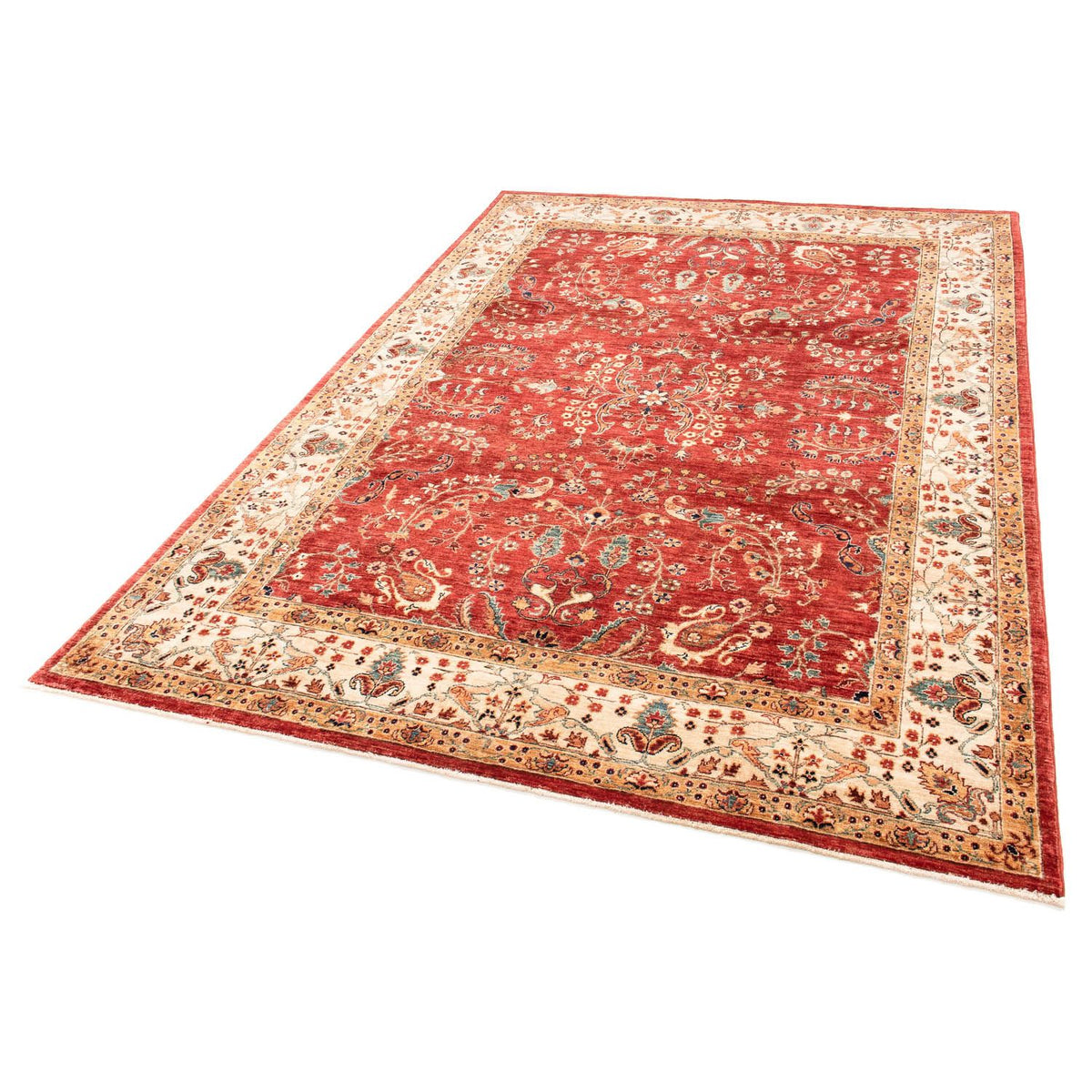 Alfombra Ziegler - 238 x 166 cm - rojo oscuro