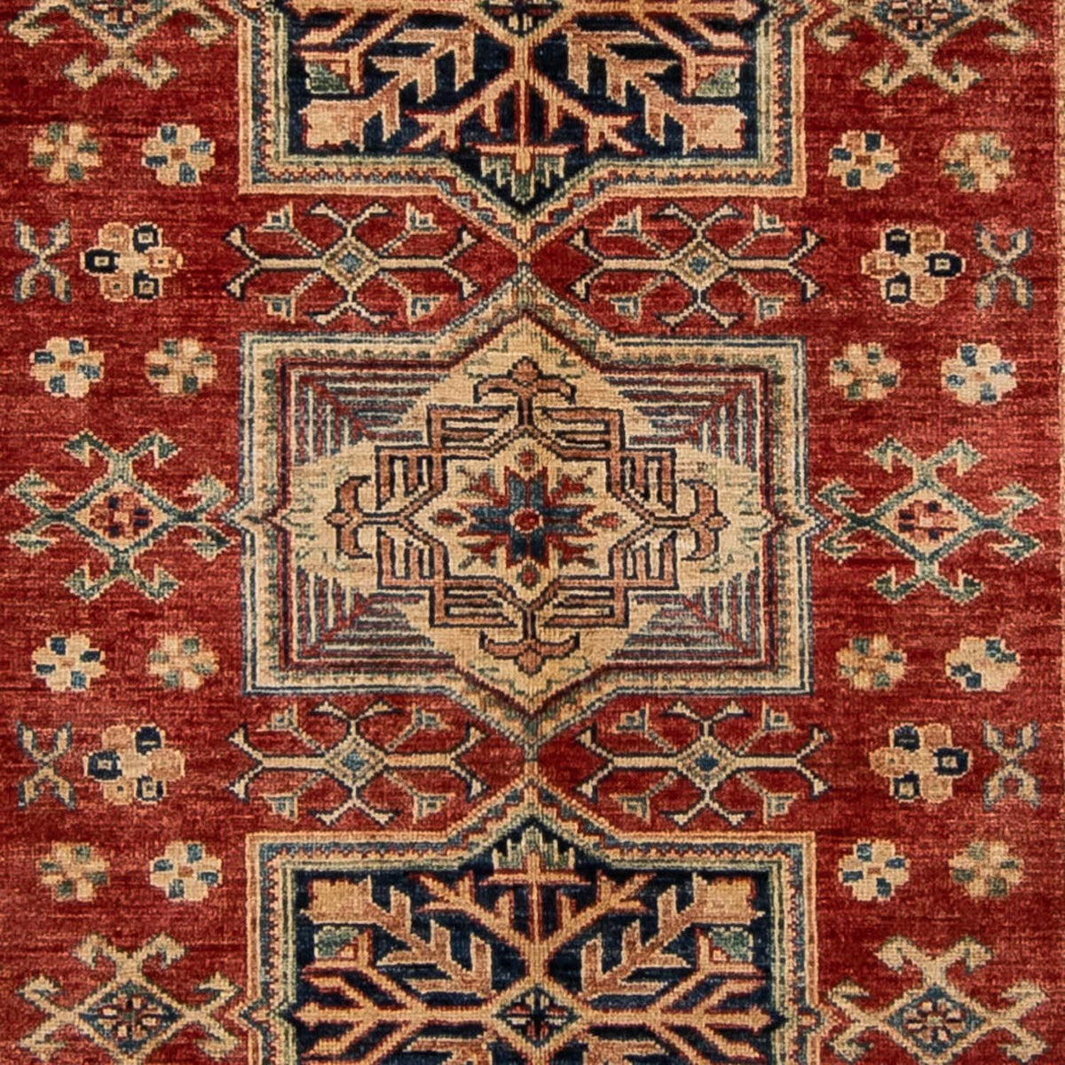 Alfombra Ziegler - Kazak - 312 x 158 cm - rojo oscuro