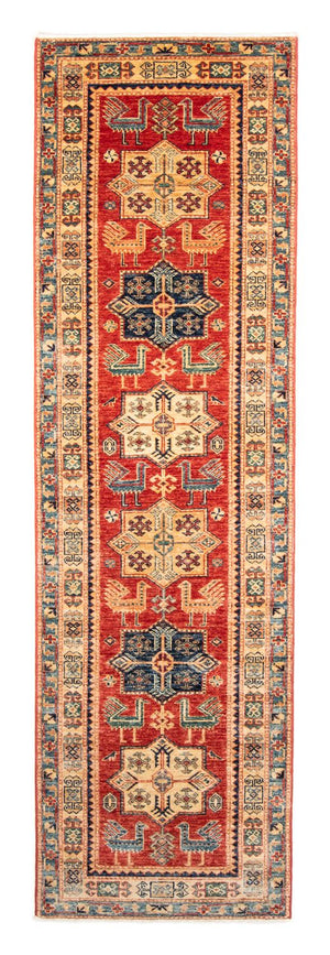 Alfombra de pasillo Alfombra Ziegler - Kazak - 266 x 77 cm - rojo