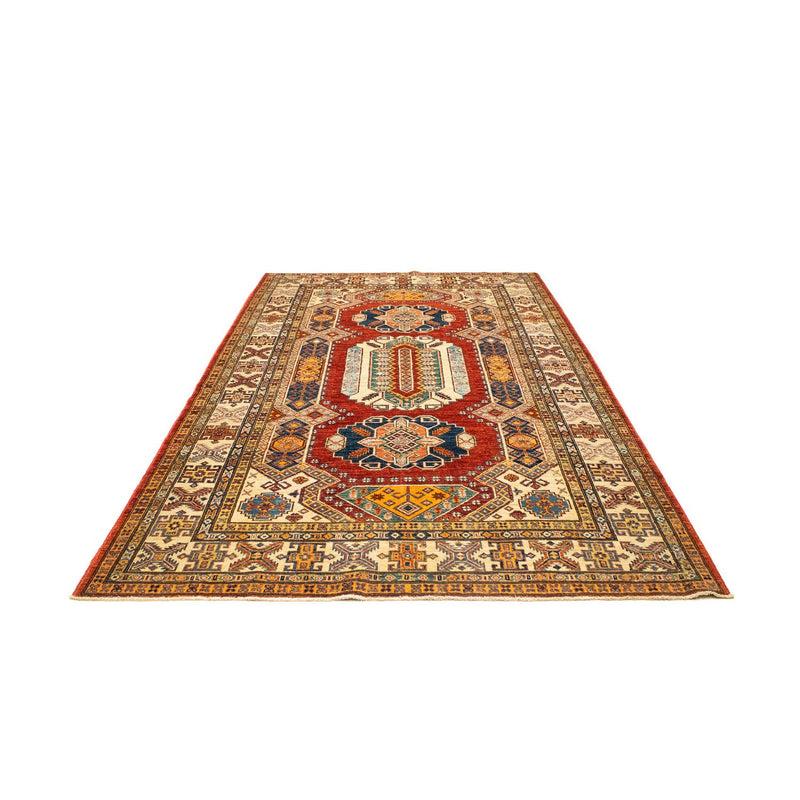 Alfombra Ziegler - Kazak - 261 x 184 cm - rojo oscuro