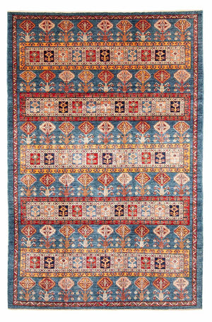 Alfombra Ziegler - Kazak - 275 x 186 cm - turquesa