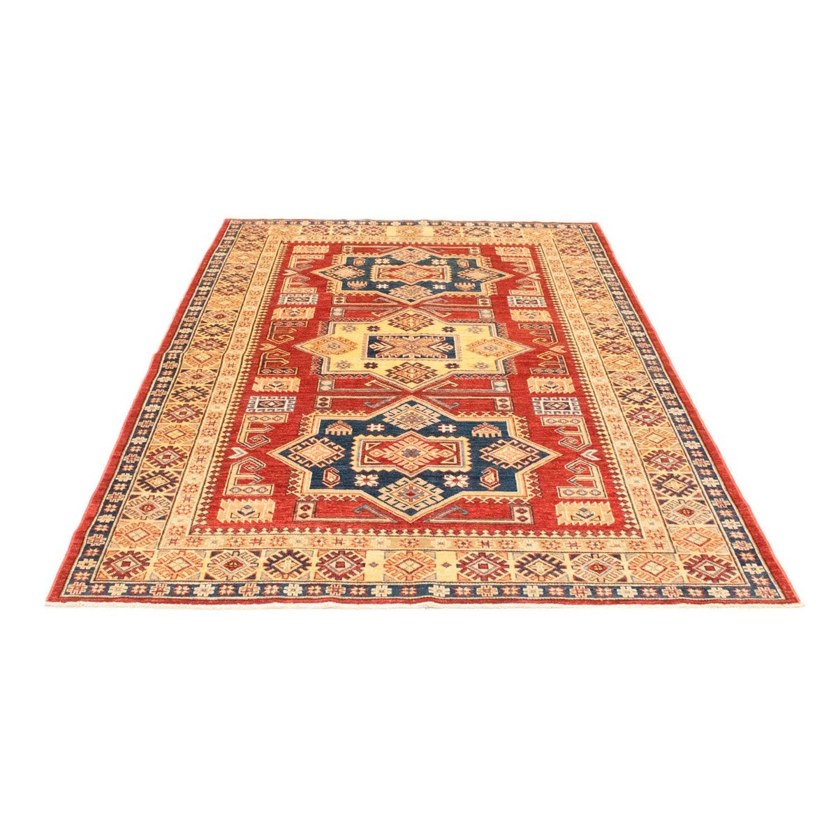 Alfombra Ziegler - Kazak - 209 x 153 cm - rojo