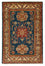 Alfombra Ziegler - Kazak - 126 x 85 cm - azul