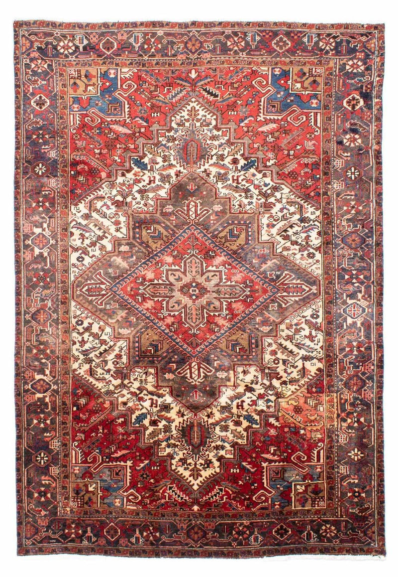Alfombra persa - Nómada - 282 x 202 cm - rojo