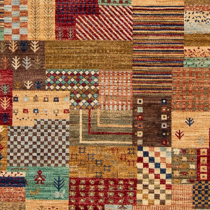 Alfombra Gabbeh - Loribaft Persa - 238 x 170 cm - marrón claro