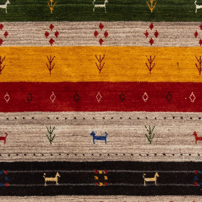 Alfombra Gabbeh - Loribaft Persa - 200 x 140 cm - multicolor