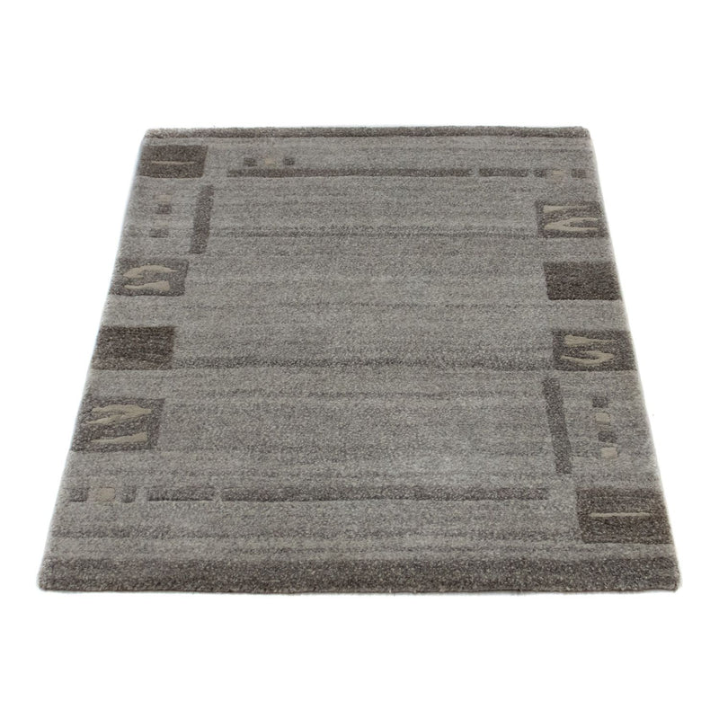 Alfombra de Nepal - 90 x 60 cm - gris