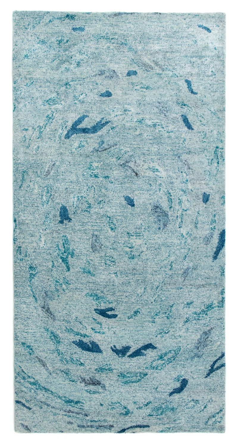 Alfombra de diseño - 140 x 70 cm - turquesa