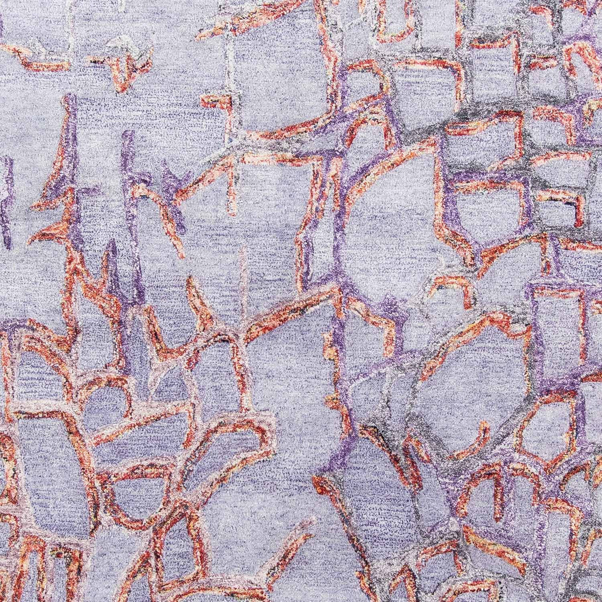 Alfombra de diseño - 240 x 170 cm - lila