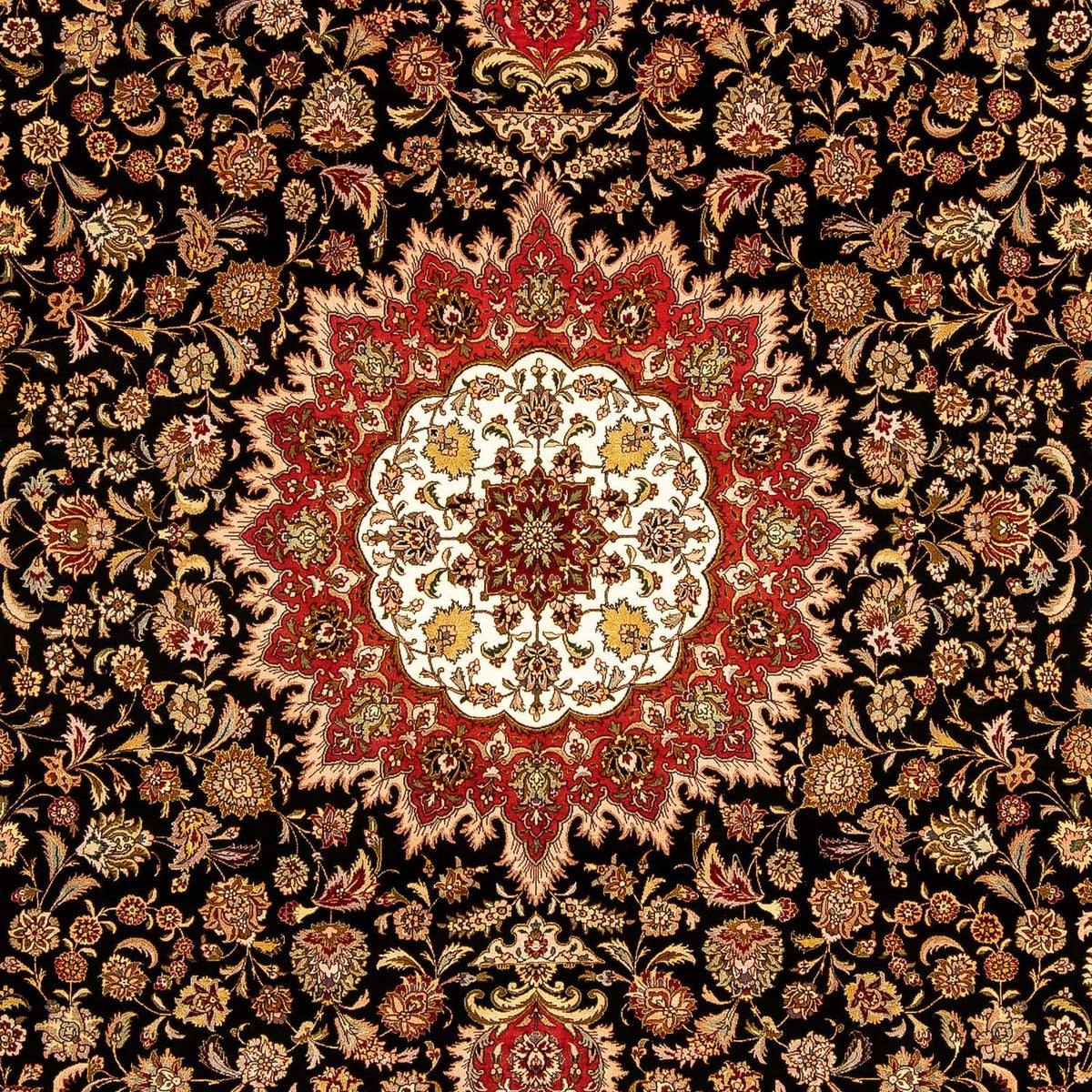 Alfombra Persa - Tabriz - Real - 348 x 250 cm - rojo
