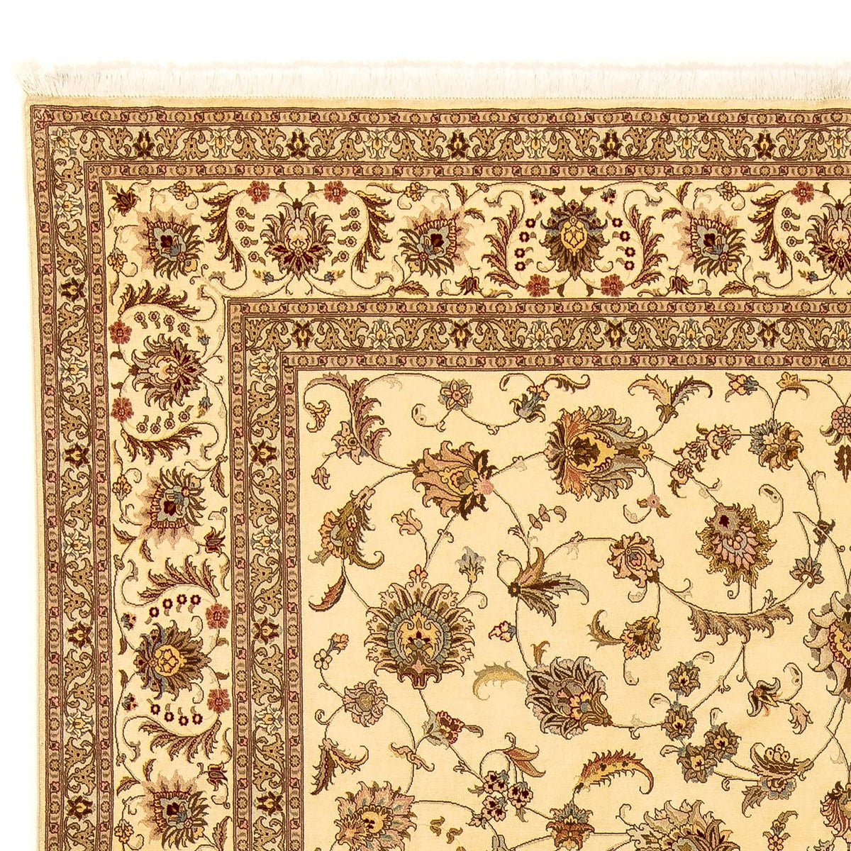 Alfombra Persa - Tabriz - Real - 357 x 258 cm - beige