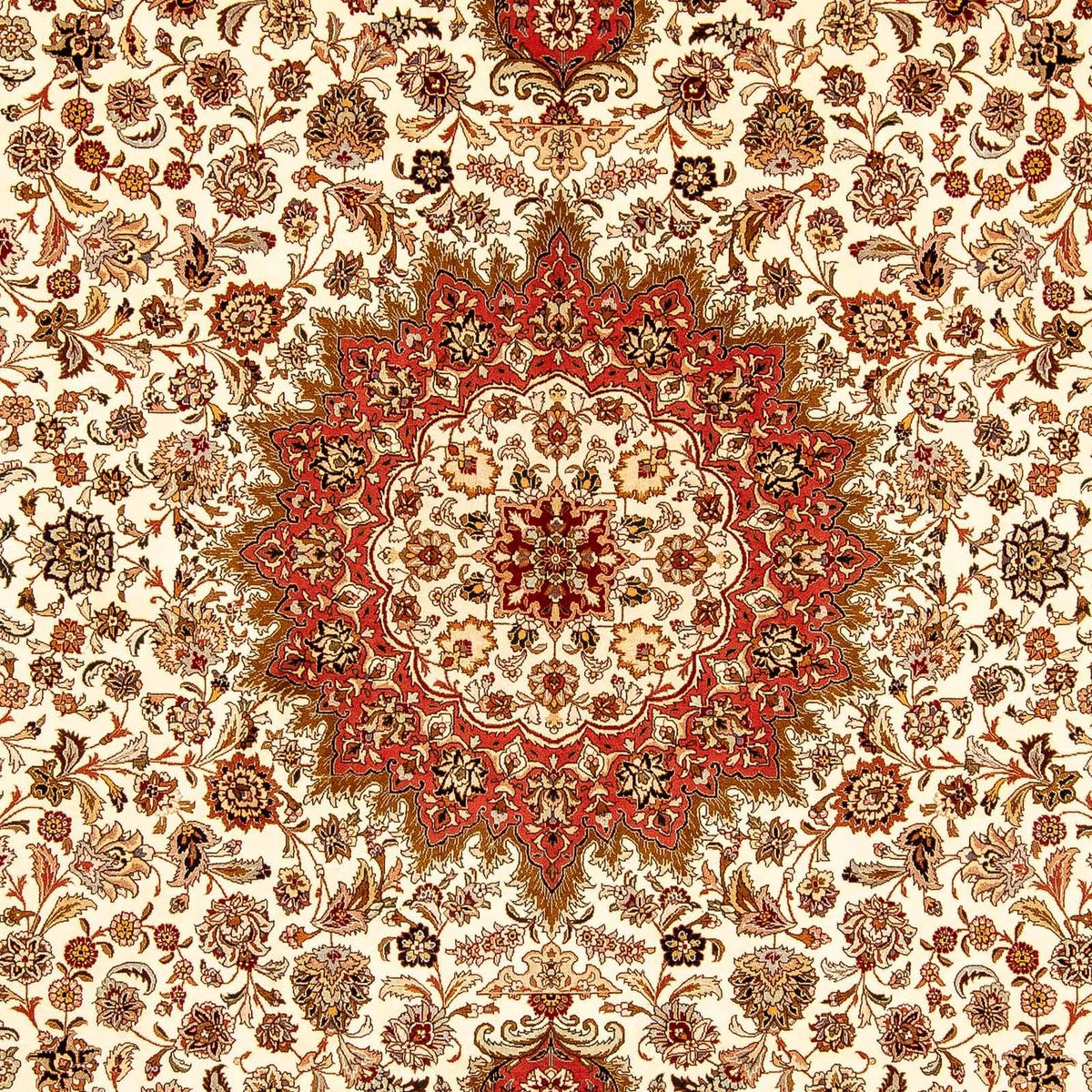 Alfombra Persa - Tabriz - Real - 354 x 255 cm - beige