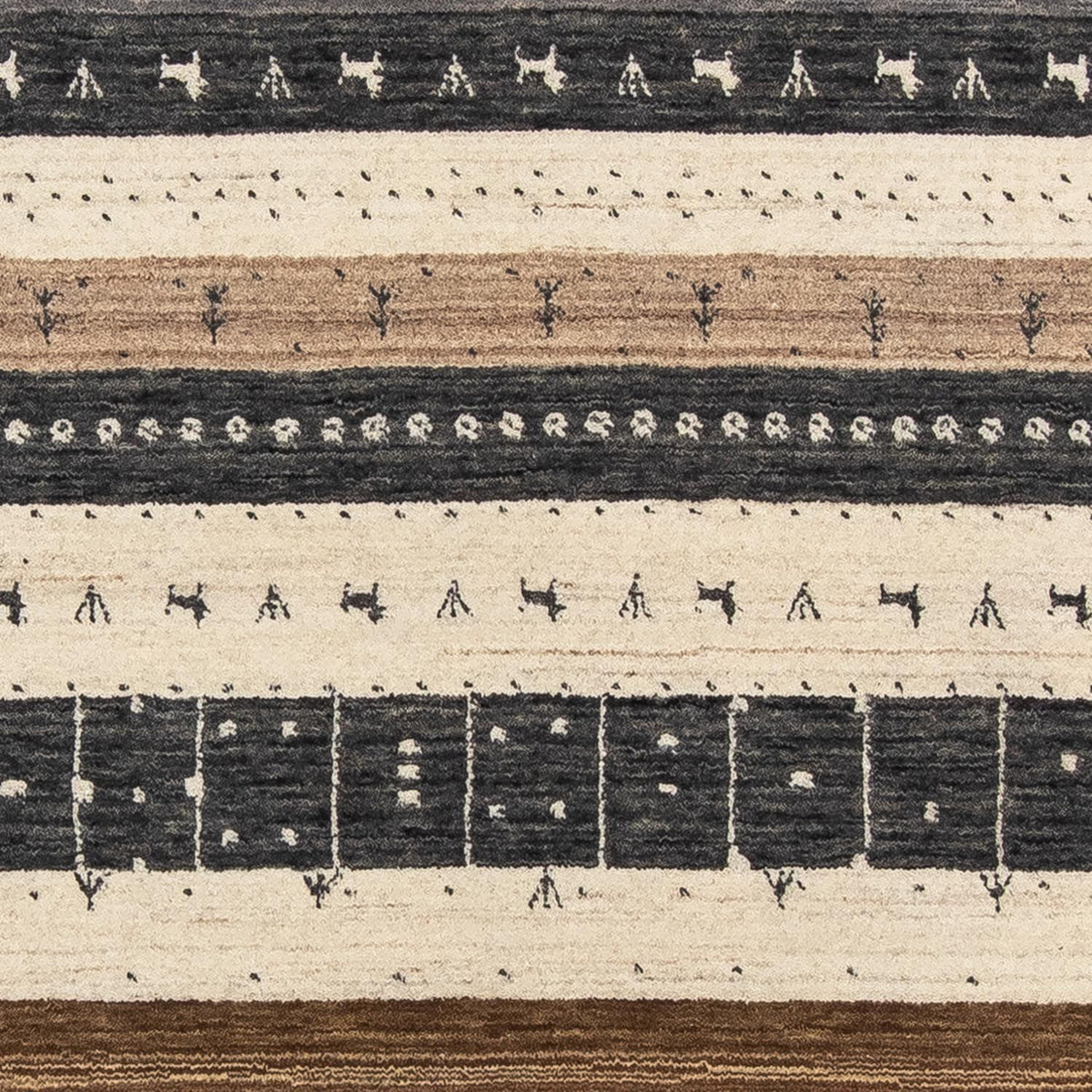 Alfombra de diseño - 204 x 145 cm - beige