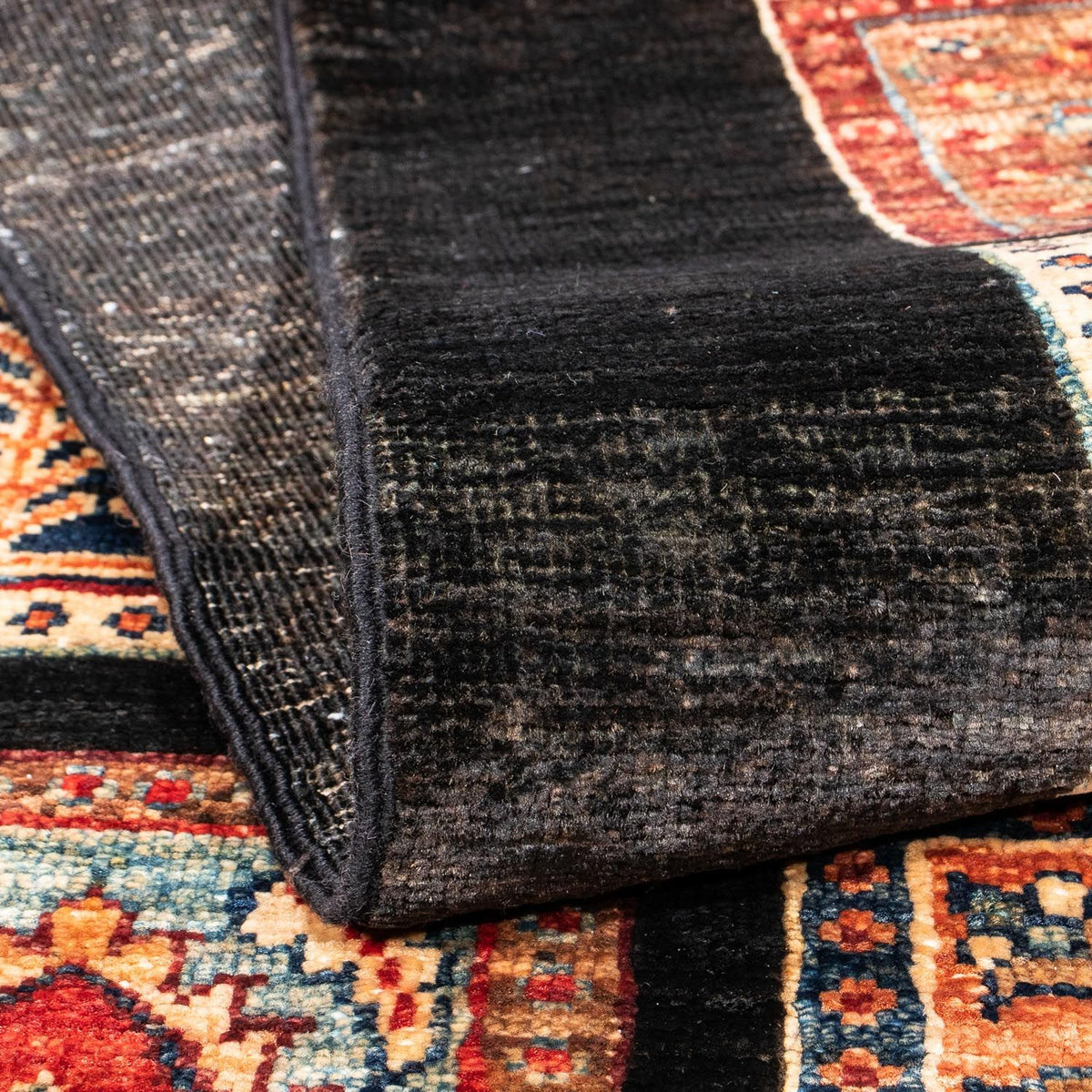 Alfombra de pasillo Alfombra Ziegler - 245 x 78 cm - azul oscuro