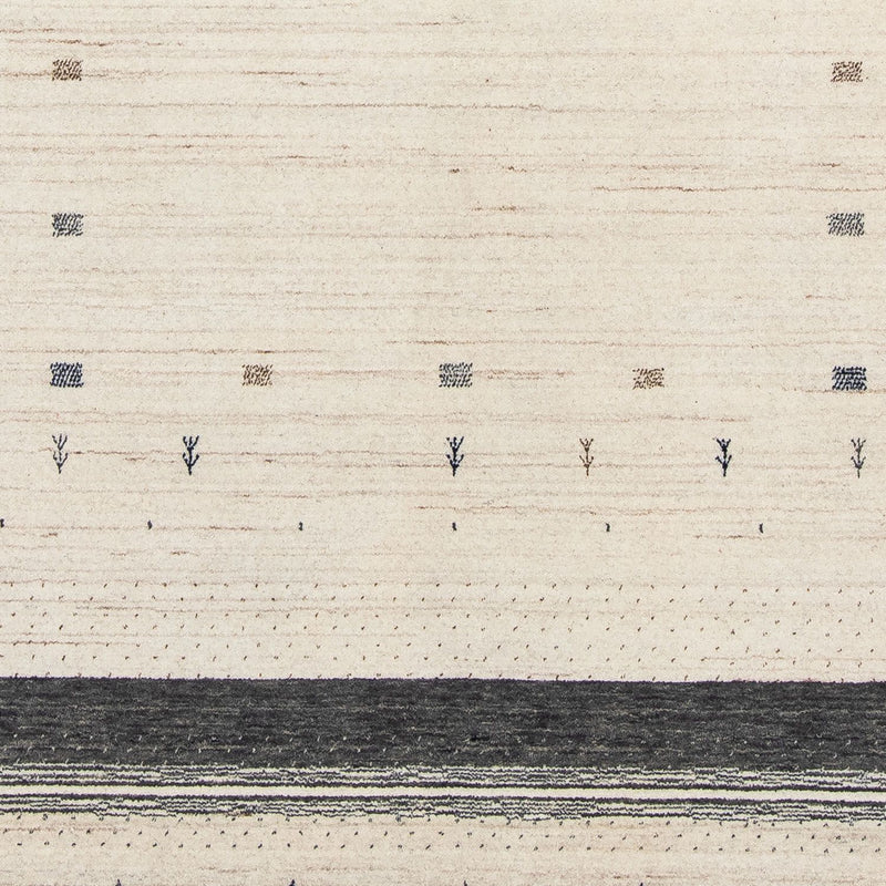 Alfombra Gabbeh - Loribaft Persa - 245 x 169 cm - beige