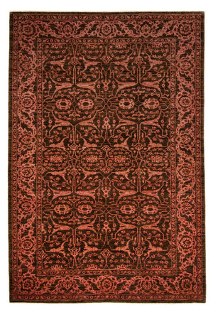 Alfombra Ziegler - 306 x 206 cm - marrón oscuro
