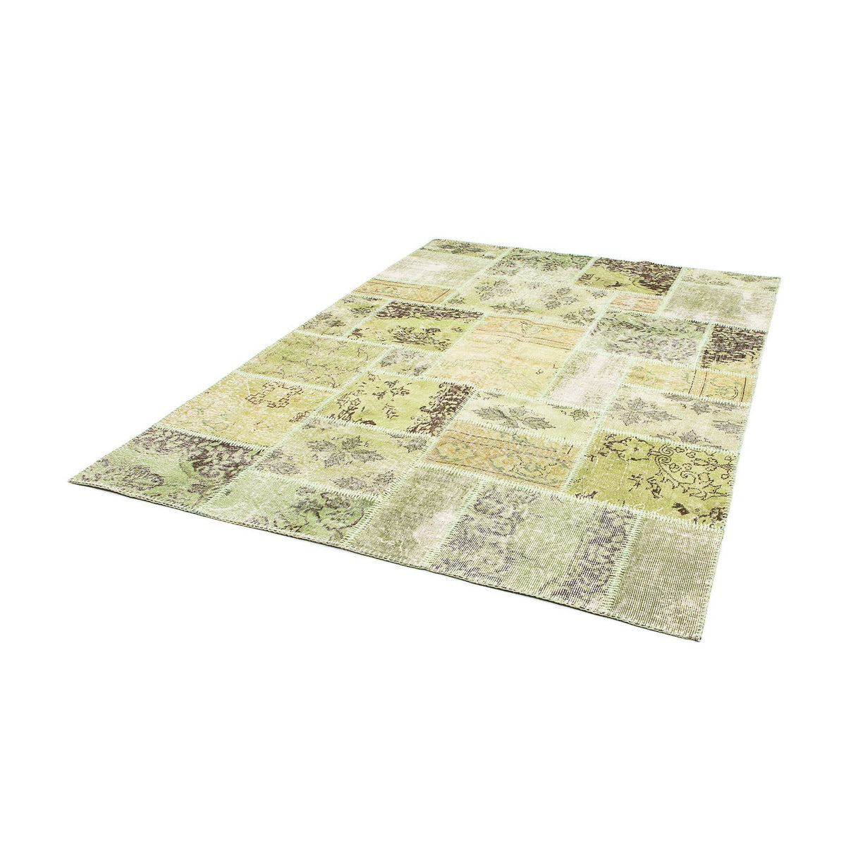 Alfombra de patchwork - 242 x 172 cm - multicolor