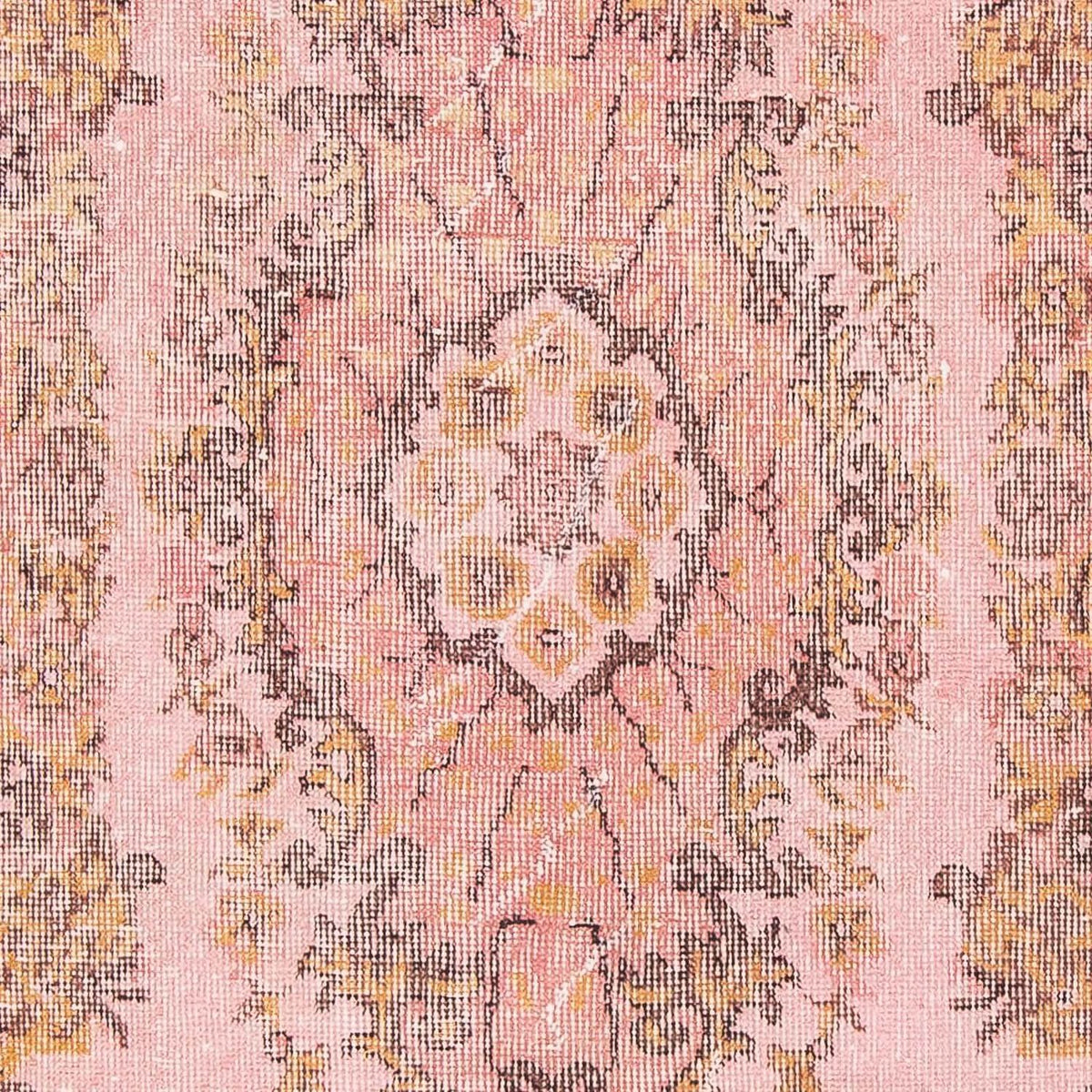 Alfombra de pasillo Alfombra Vintage - 210 x 114 cm - rosa