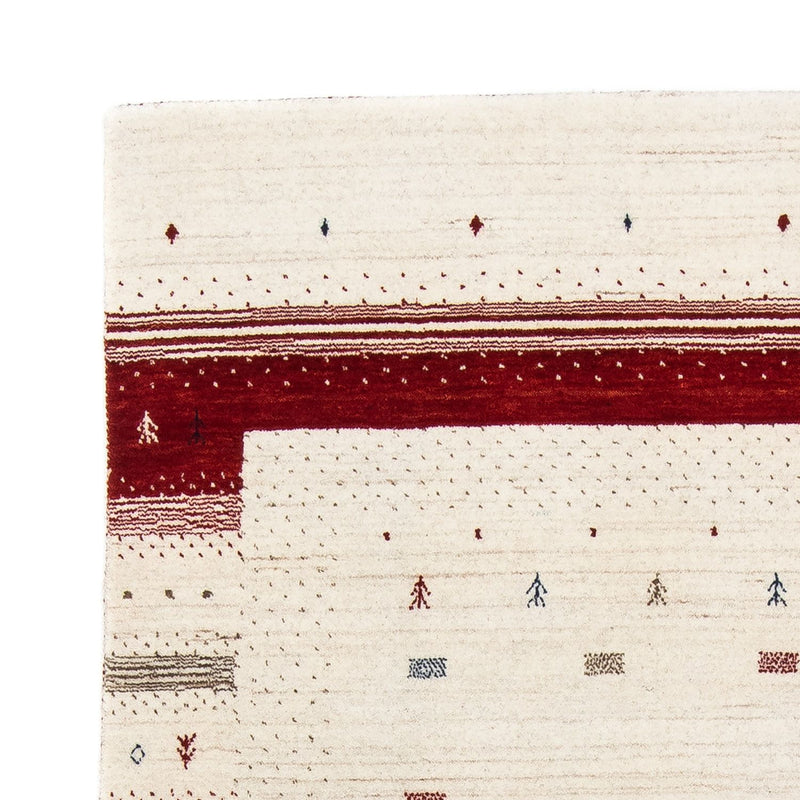 Alfombra Gabbeh - Loribaft Persa - 198 x 140 cm - beige