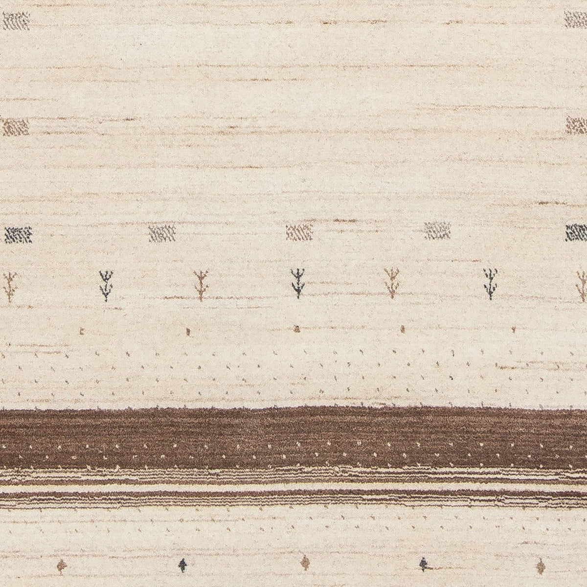 Alfombra Gabbeh - Loribaft Persa - 200 x 142 cm - beige