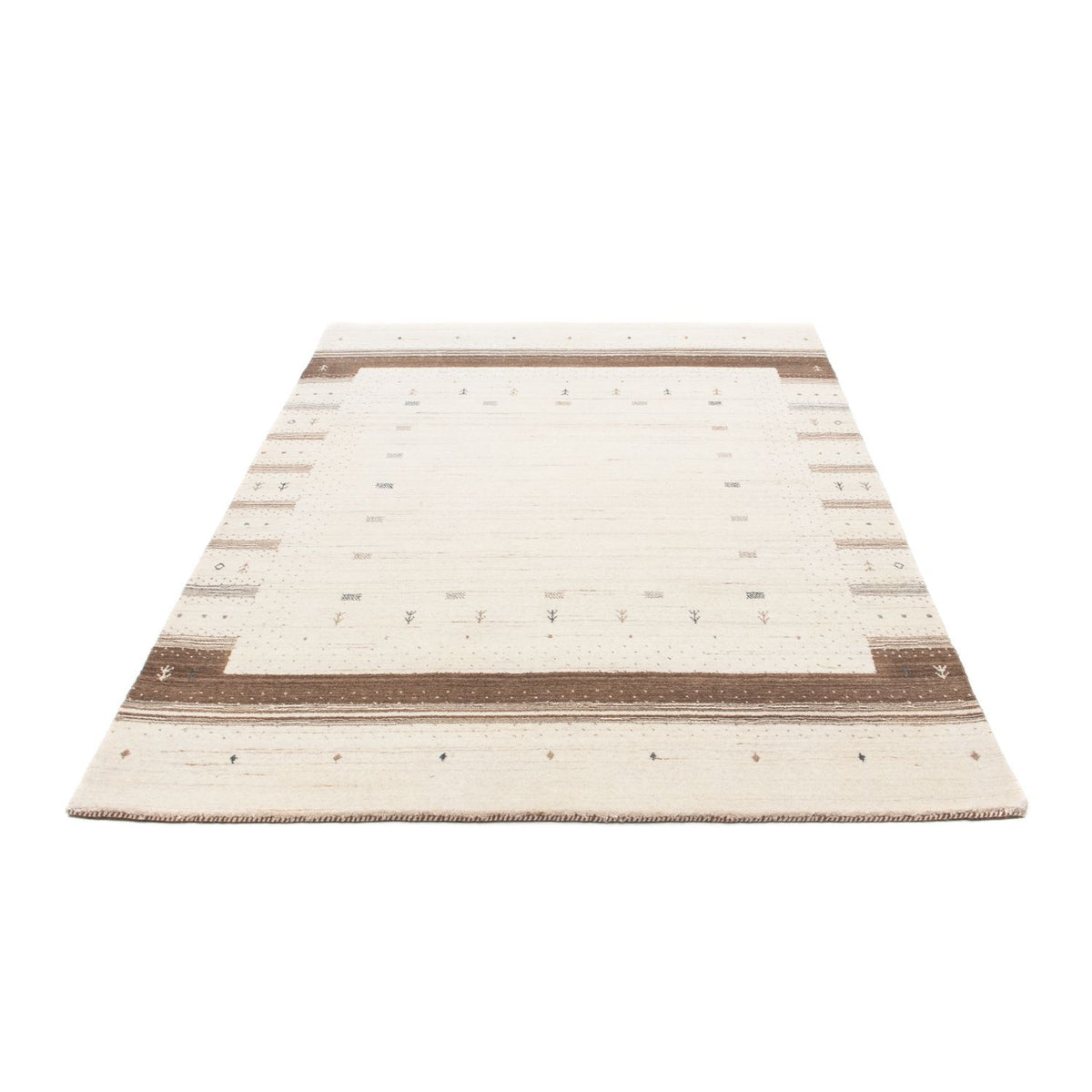 Alfombra Gabbeh - Loribaft Persa - 200 x 142 cm - beige