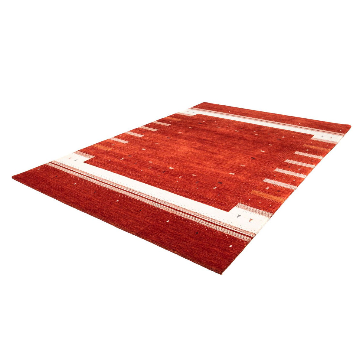 Alfombra Gabbeh - Loribaft Persa - 303 x 203 cm - rojo