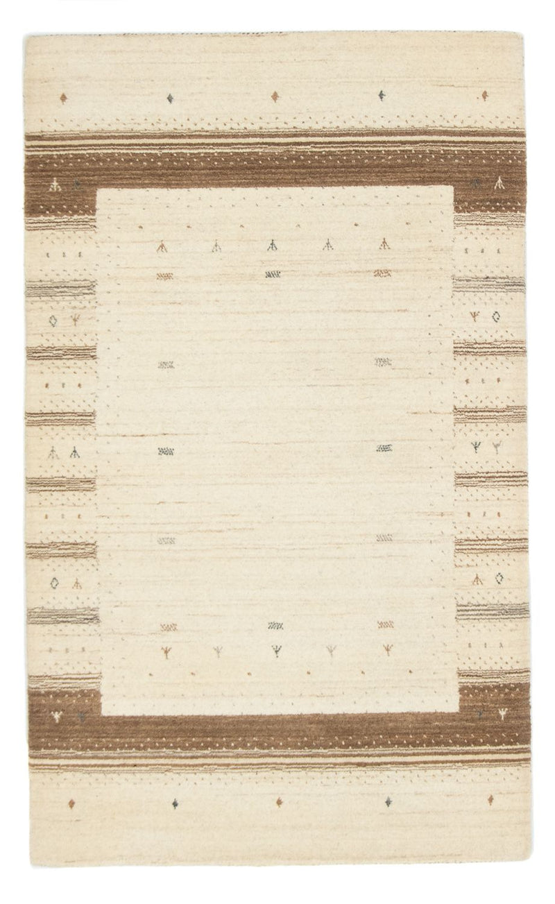 Alfombra Gabbeh - Loribaft Persa - 160 x 94 cm - beige