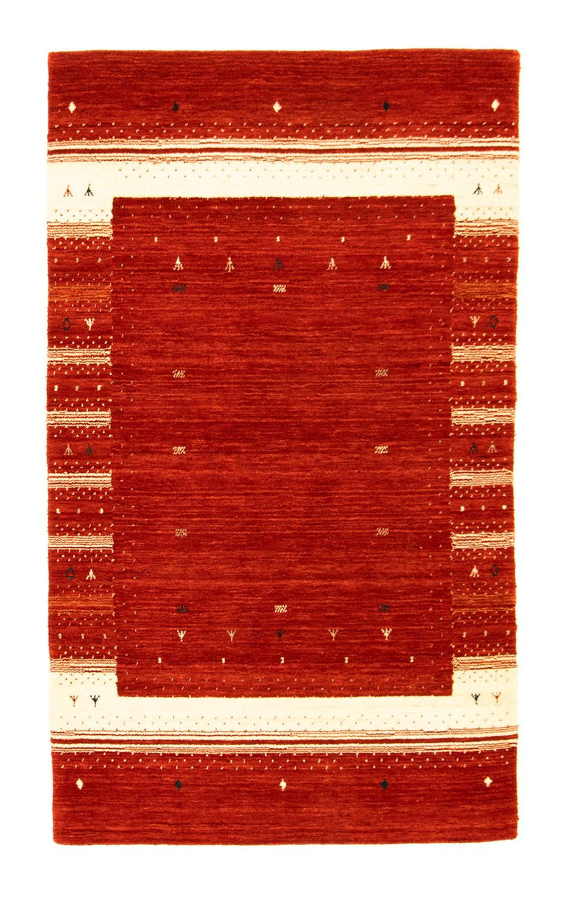 Alfombra Gabbeh - Loribaft Persa - 162 x 94 cm - rojo