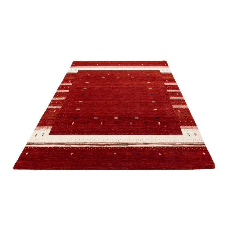 Alfombra Gabbeh - Loribaft Persa - 204 x 140 cm - rojo