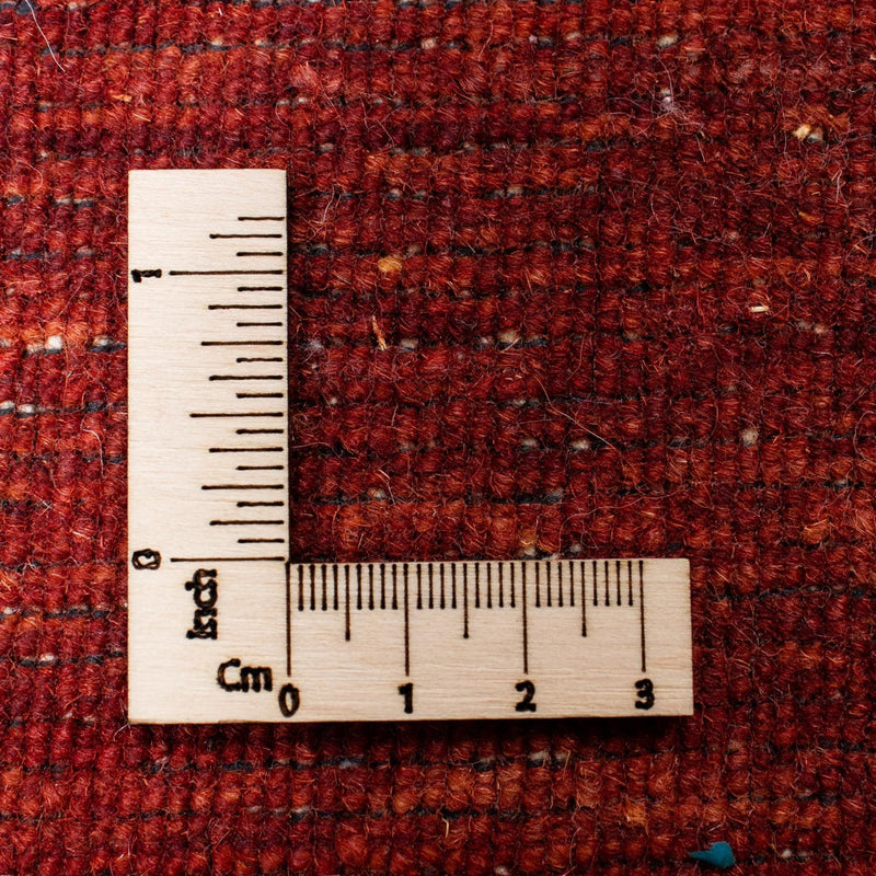 Alfombra Gabbeh - Loribaft Persa - 204 x 140 cm - rojo