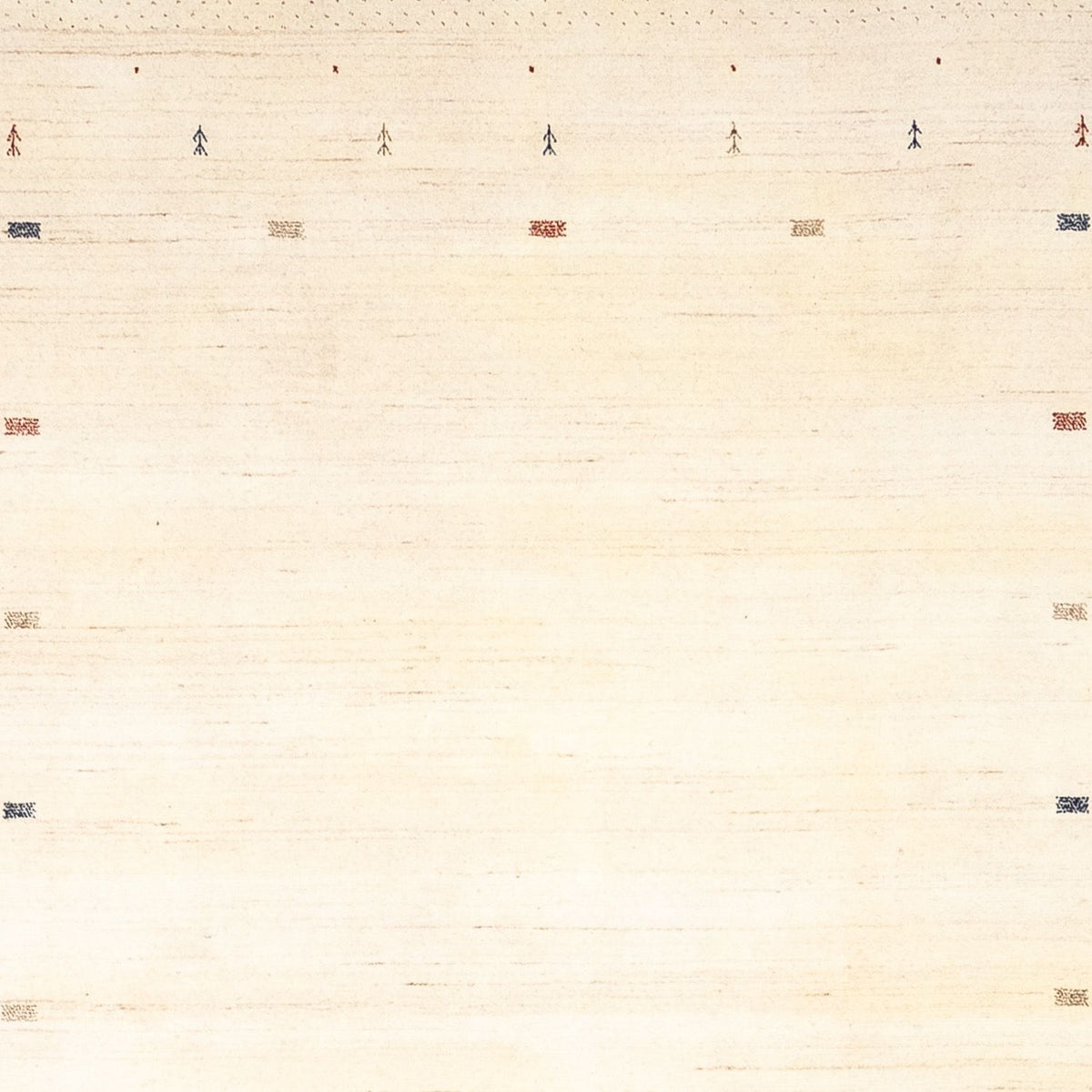 Alfombra Gabbeh - Loribaft Persa - 346 x 254 cm - beige