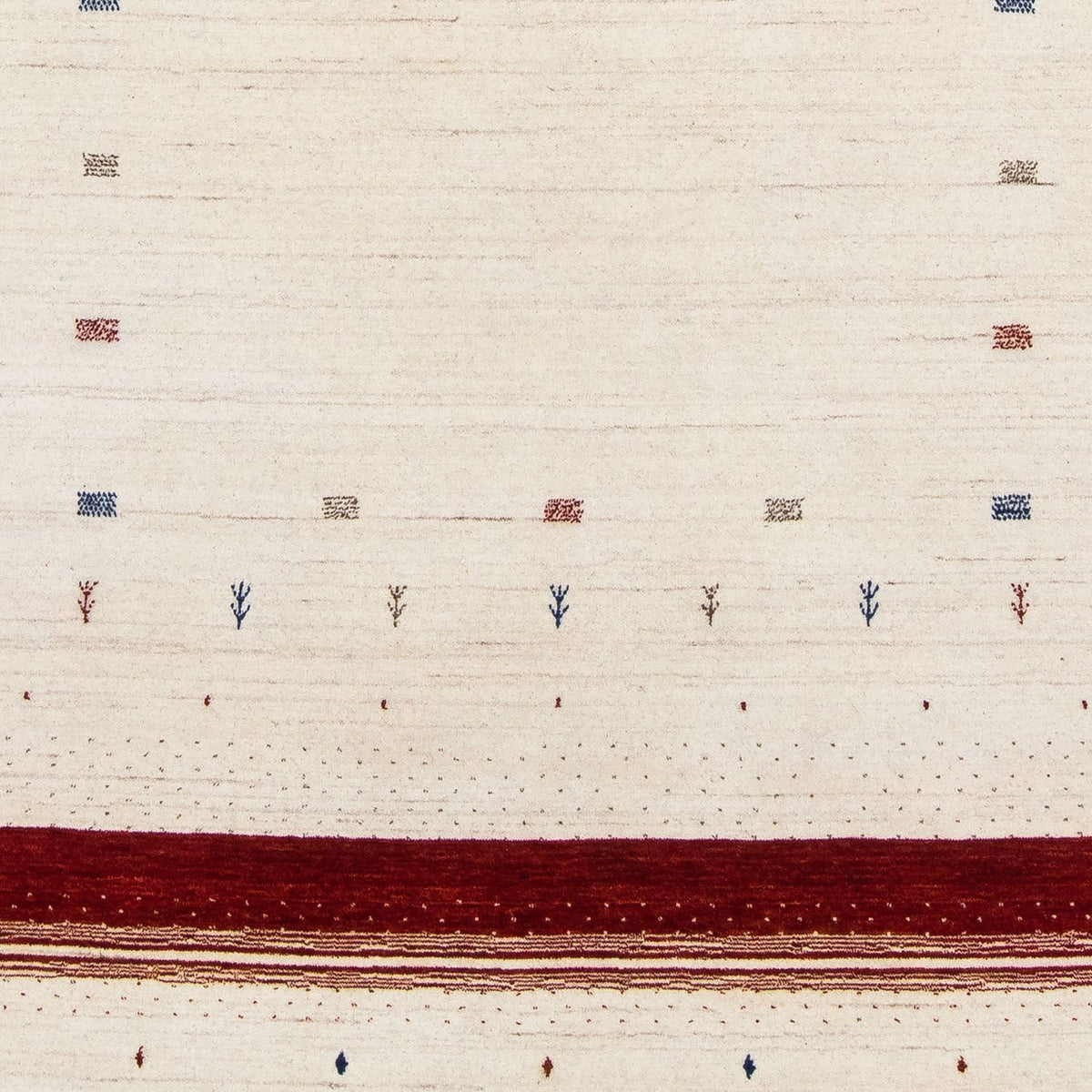 Alfombra Gabbeh - Loribaft Persa - 245 x 170 cm - beige