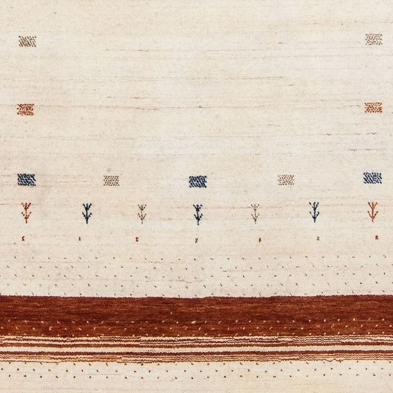 Alfombra Gabbeh - Loribaft Persa - 200 x 143 cm - beige